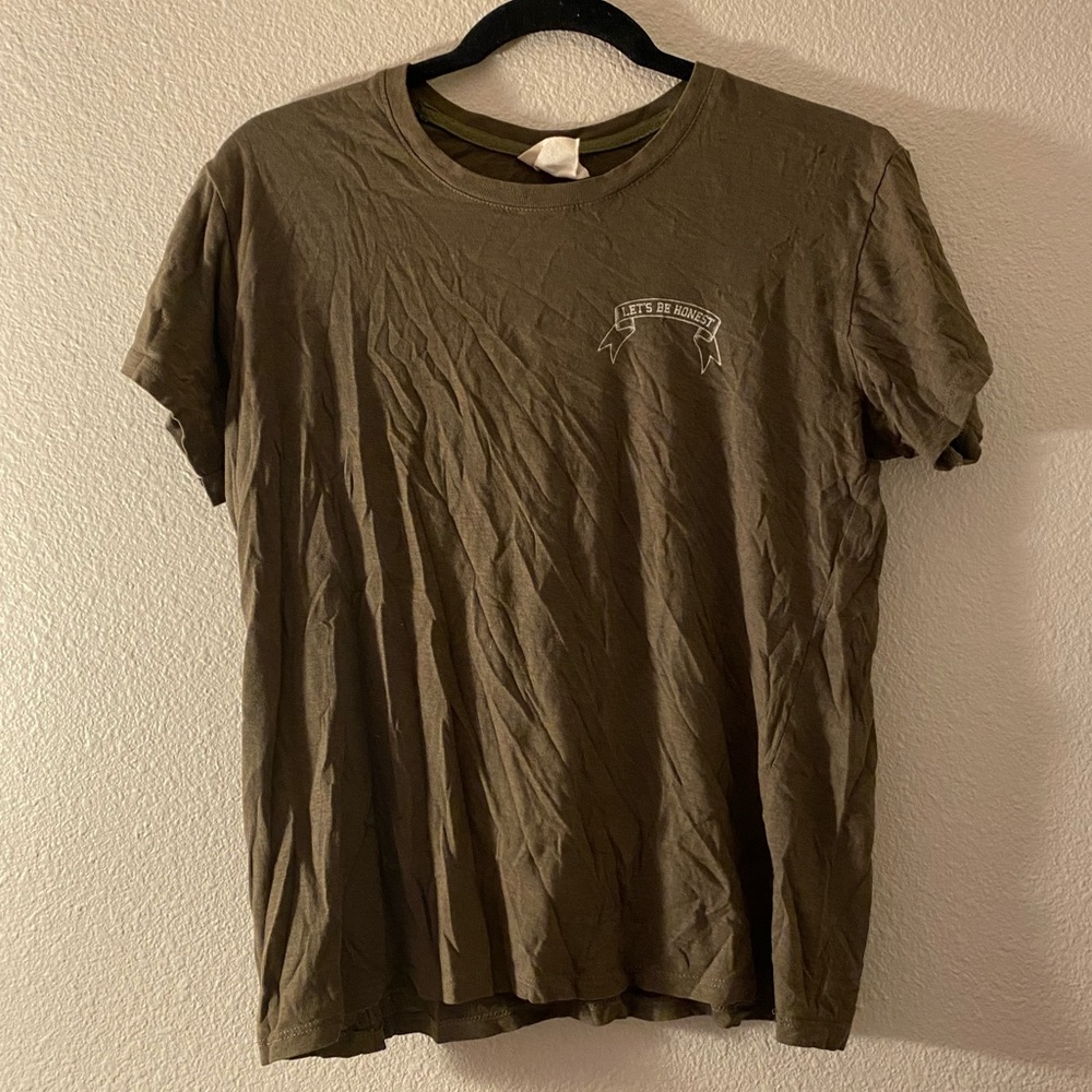 COTTON ON OLIVE GREEN TEE